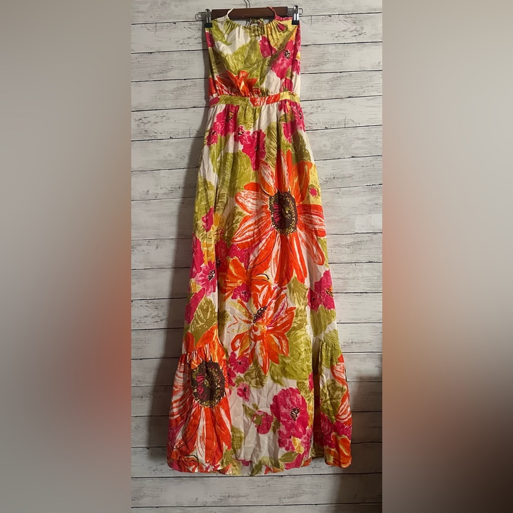 Antropologíe 100% Silk Lil Dress Size 2 1 - Picture 3 of 12